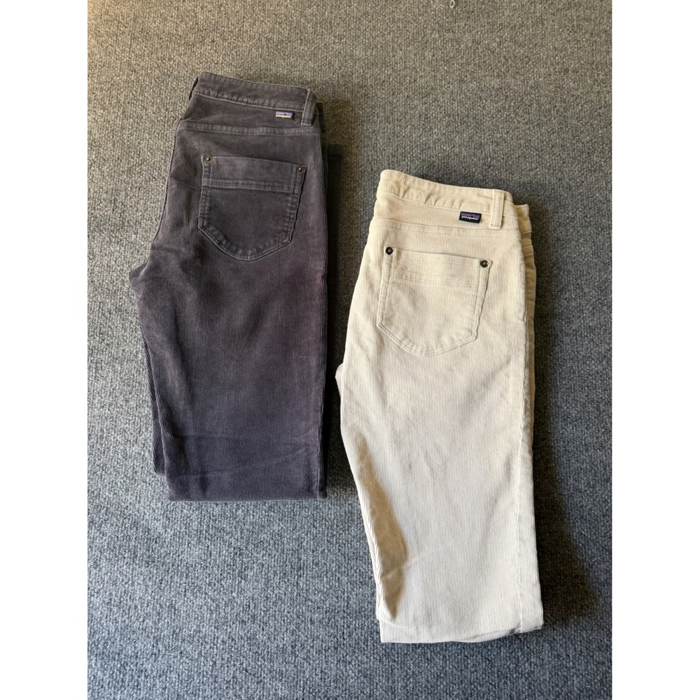Patagonia women's corduroy pants bundle lot of two.